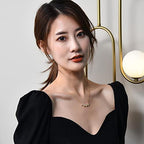 Gold-Polished Alloy Multi Wearing Heart Necklace For Girls - The Pari | Grocsy
