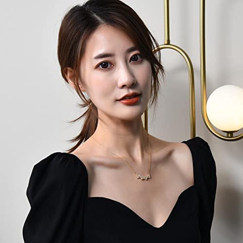 Gold-Polished Alloy Multi Wearing Heart Necklace For Girls - The Pari | Grocsy