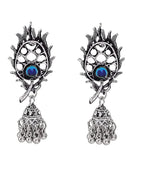 Rhodium-Plated Alloy Krishna Silver Necklace - The Pari | Grocsy
