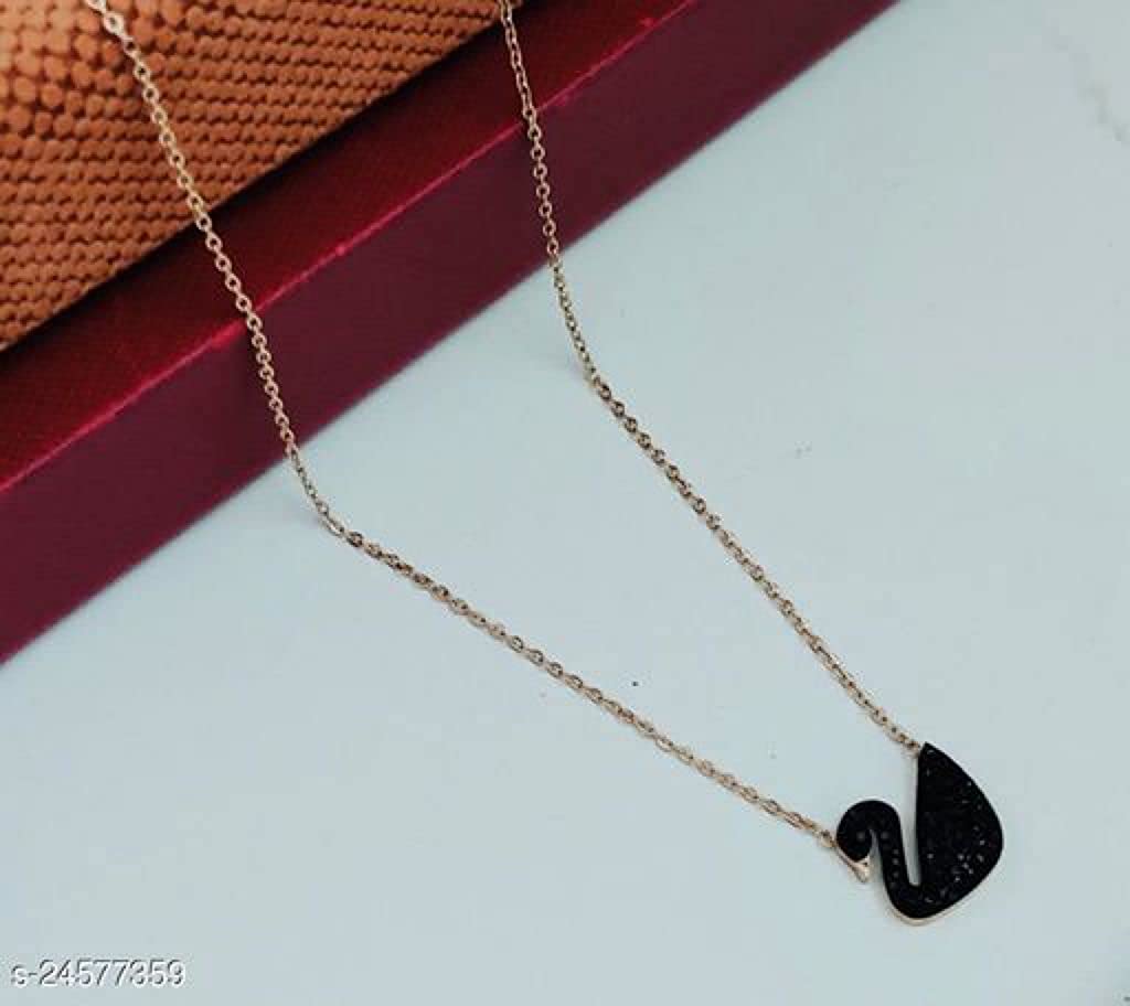 Rhodium-Plated Alloy Rhinestones Studded Duck Necklace - The Pari | Grocsy