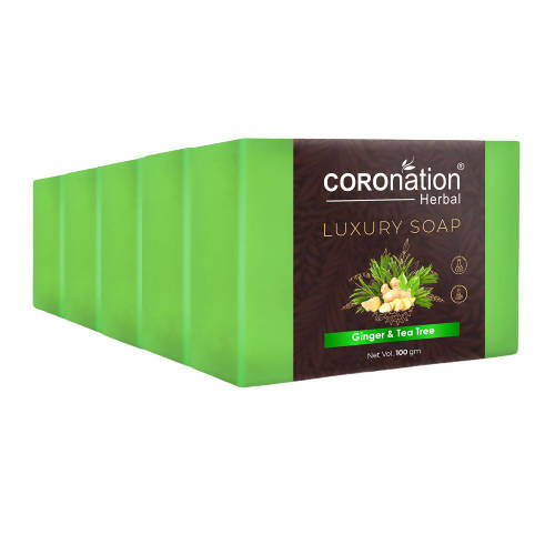 Coronation Herbal Ginger & Tea Tree Luxury Soap | Grocsy
