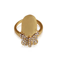 Gold-Polished Alloy Stylish Golden Nail Ring - The Pari | Grocsy