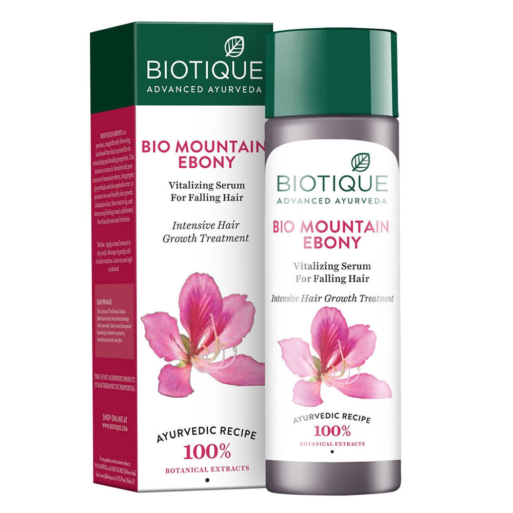 Biotique Advanced Ayurveda Bio Mountain Ebony Vitalizing Serum For Falling Hair | Grocsy