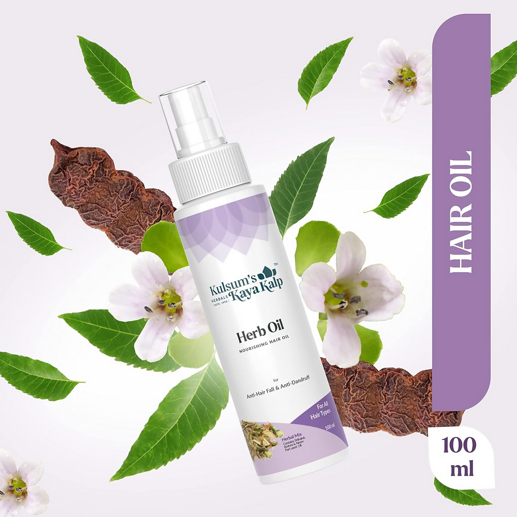 Kulsum's Kaya Kalp Herb Oil For Anti Hair Fall & Anti Dandruff | Grocsy