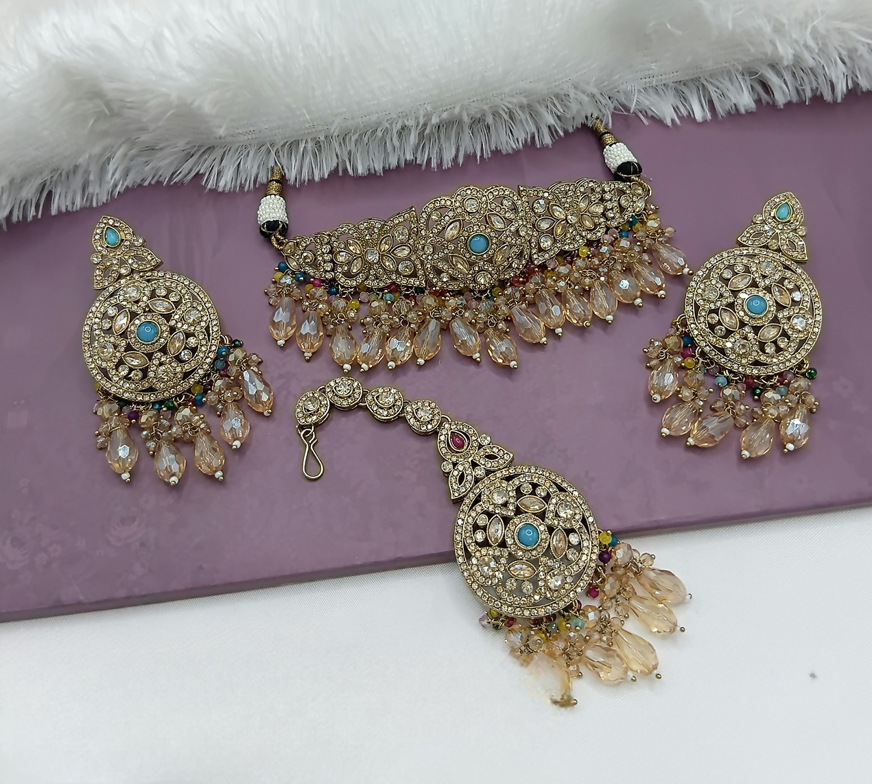 Joban Fashion Multi Alloy Choker Set | Grocsy
