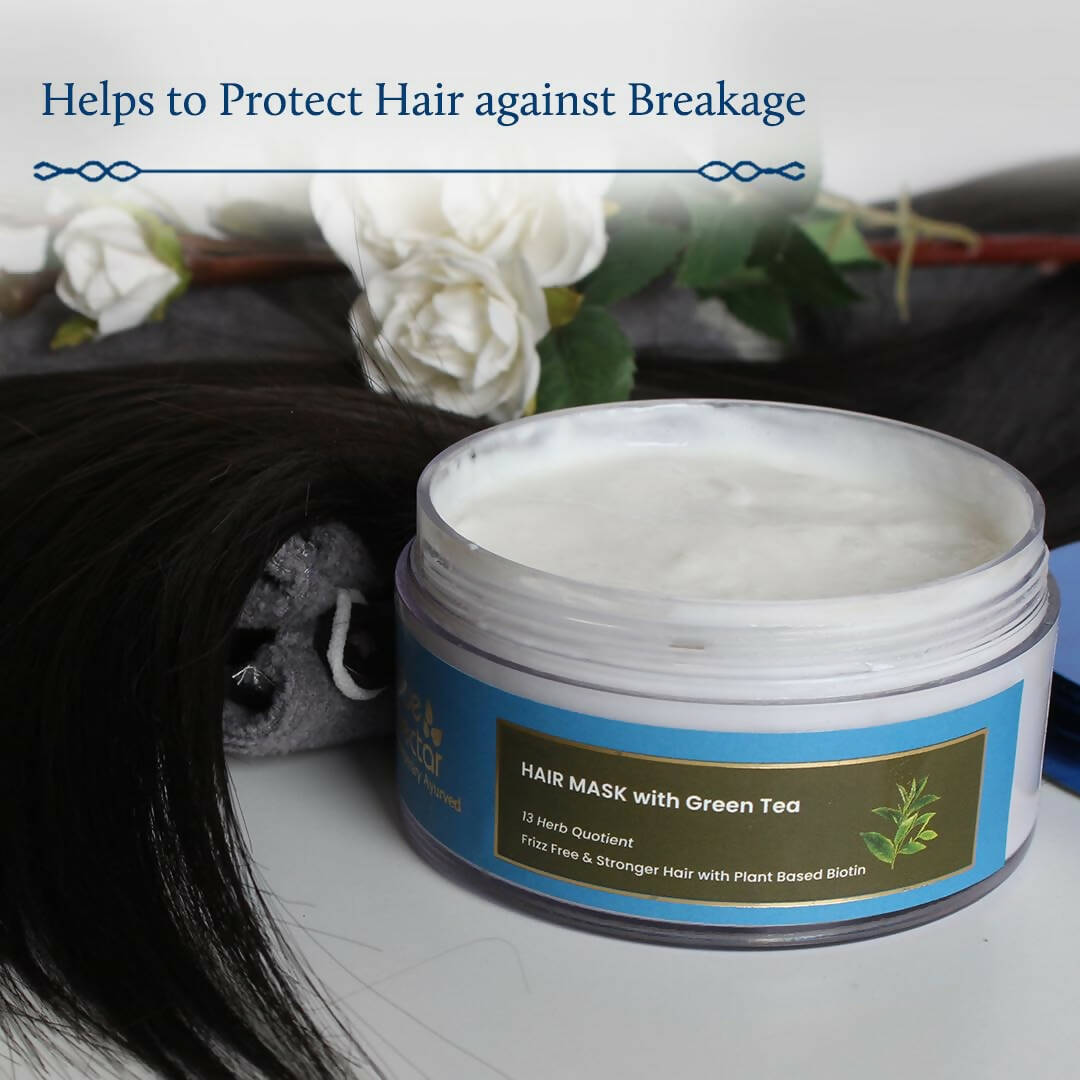 Blue Nectar Green Tea Hair Mask for Dry & Frizzy Hair | Grocsy