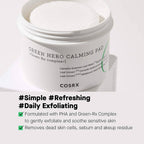 Cosrx One Step Green Hero Calming Pad - Korean Skincare | Grocsy