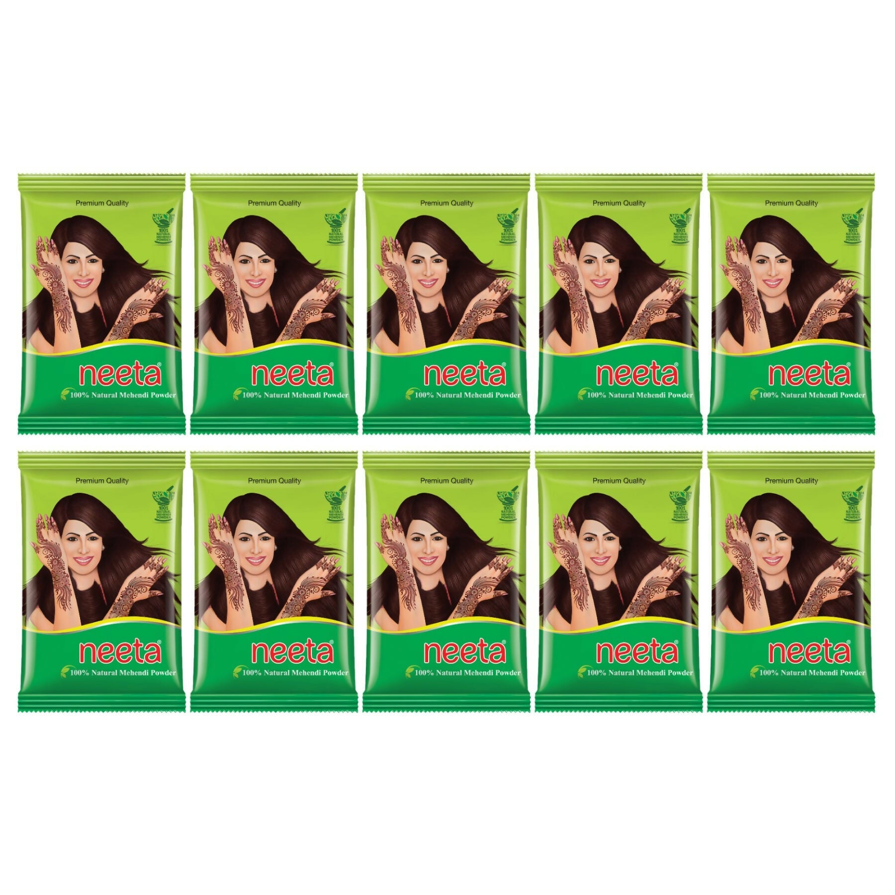 Neeta Henna Powder Enriched With Natural Herbs-Natural Brown | Grocsy