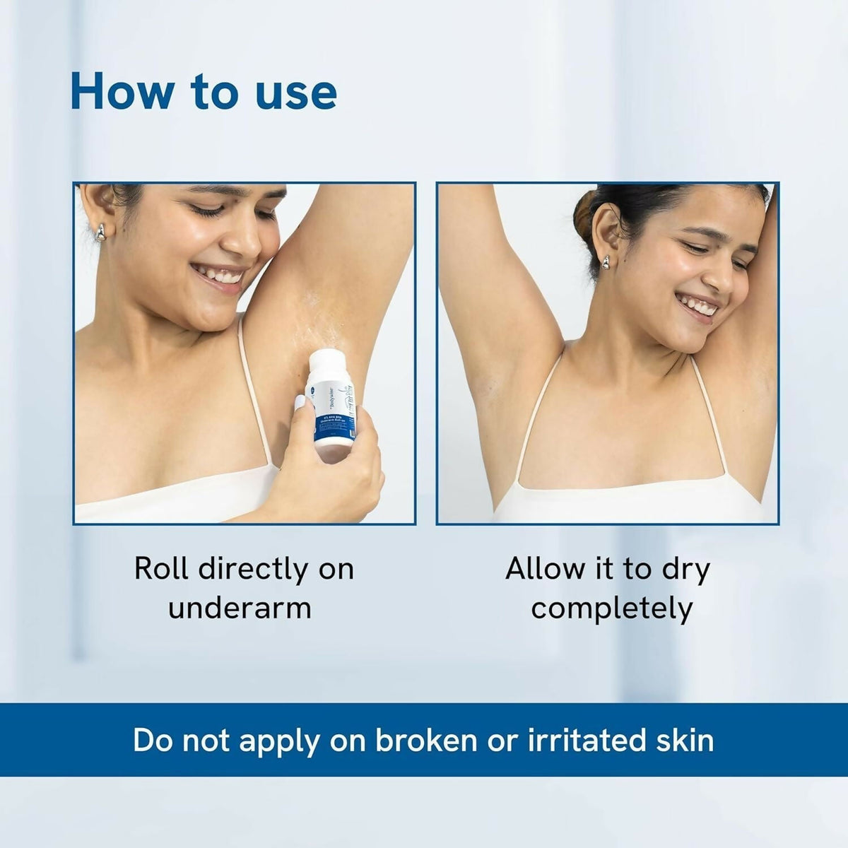 BeBodywise 4% AHA BHA Underarm Roll On (Oudh Fragrance) | Grocsy