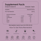 GATACA Pure Trans-Resveratrol - 250 mg Capsules for More Repair, Better Heart, More Life | Grocsy