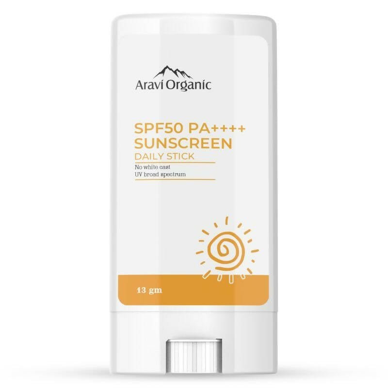 Aravi Organic SPF 50+ Daily Sunscreen Stick | Grocsy