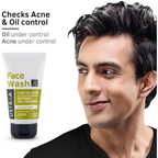 Ustraa Face Wash - Oily Skin (Checks Acne & Intense Oil Control) | Grocsy