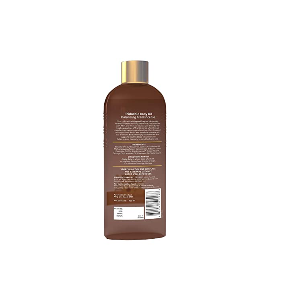 Organic India Tridoshic Body Oil Balancing Frankincense | Grocsy