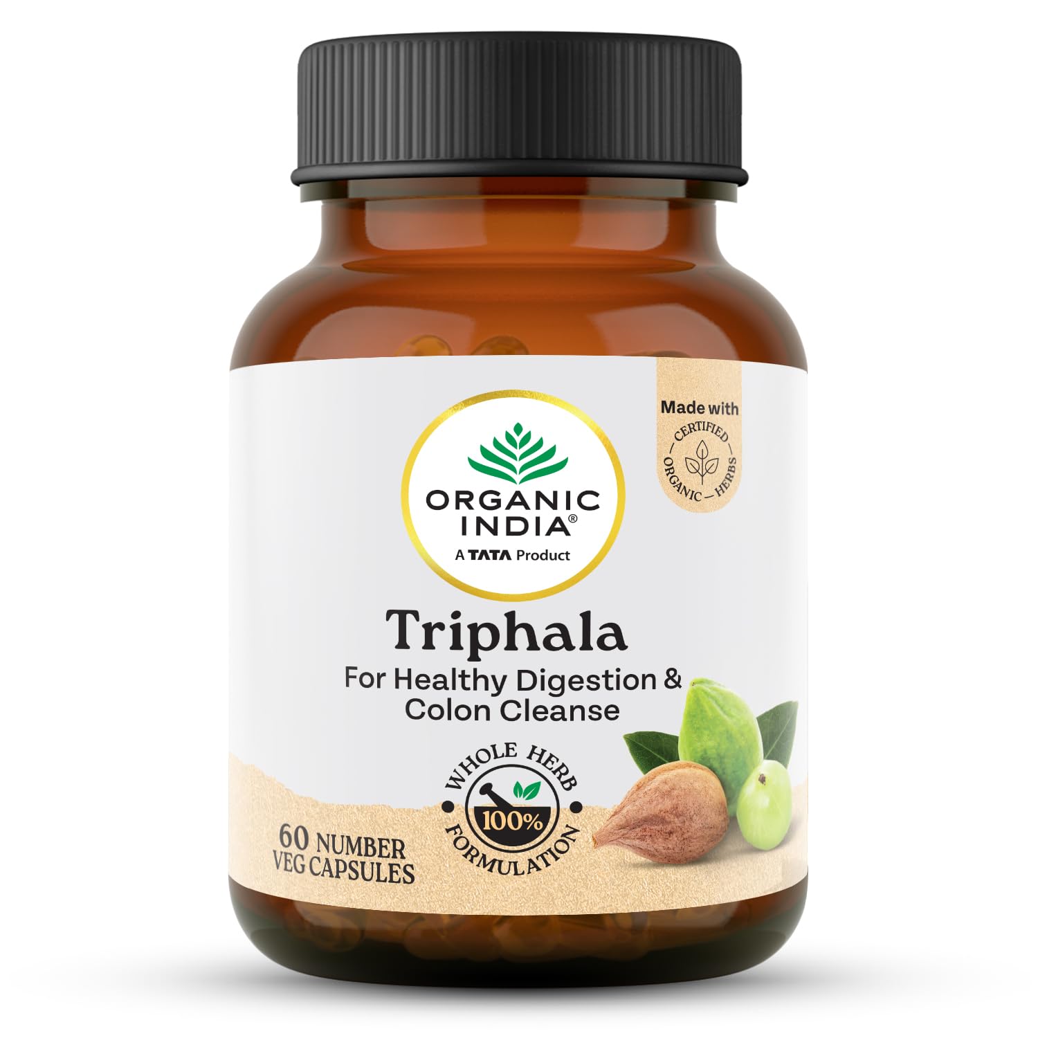 Organic India Triphala Capsules | Grocsy