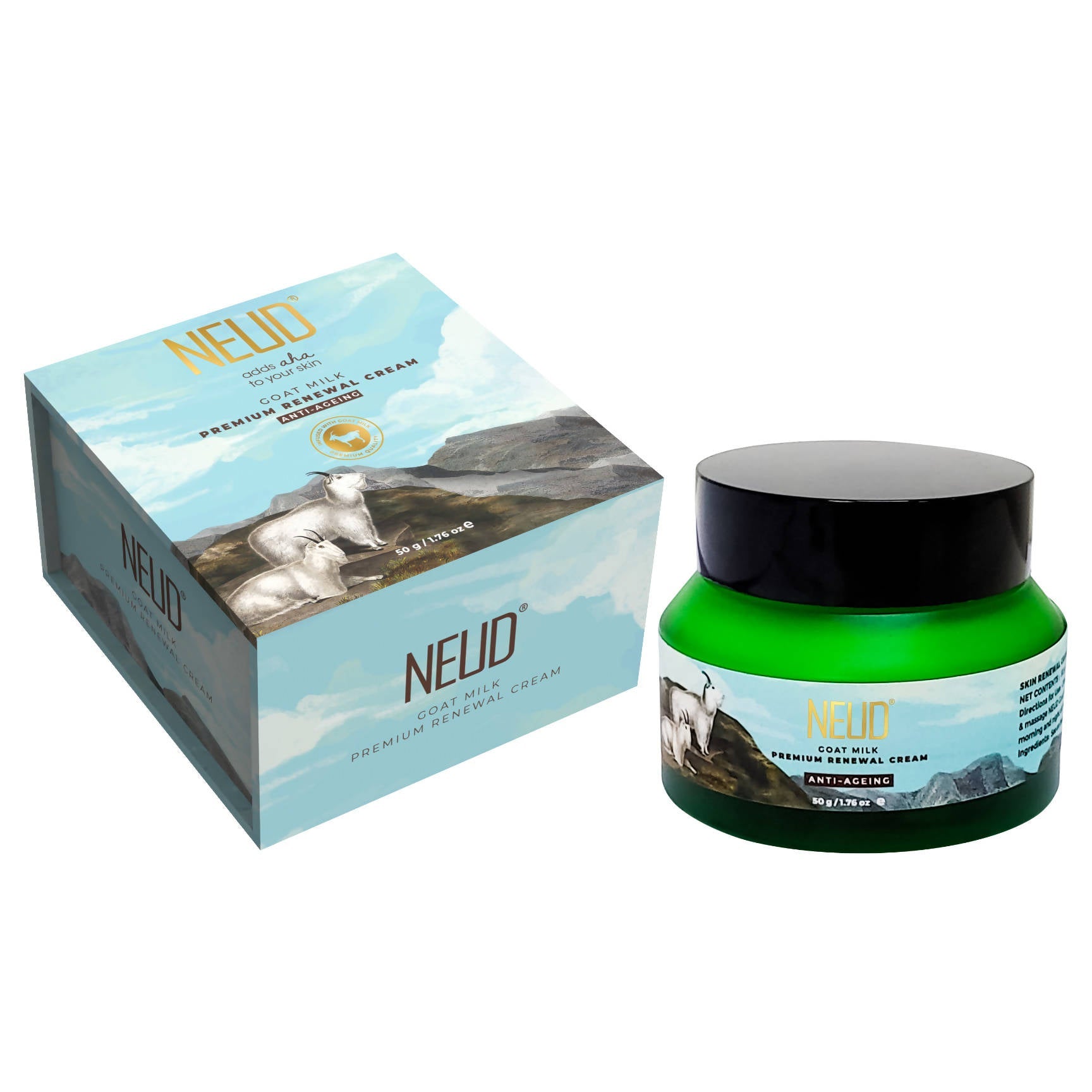 Neud Goat Milk Premium Renewal Cream | Grocsy