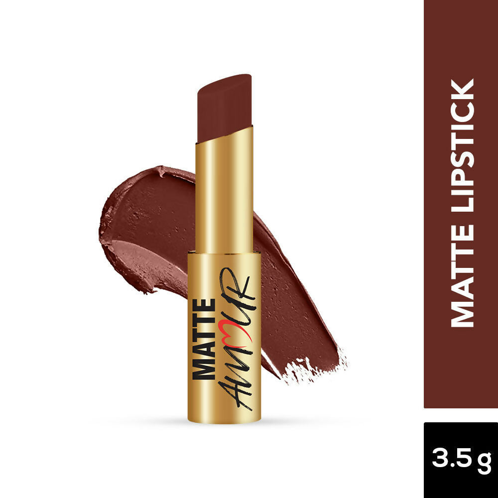 Jaquline USA Matte Amour Matte Lipstick - Infatuation 01 | Grocsy