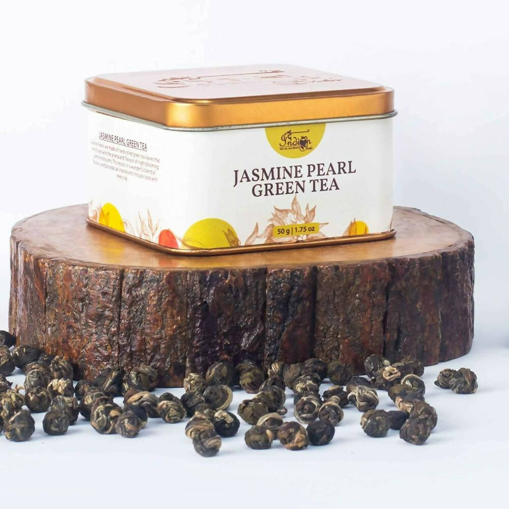 The Indian Chai - Jasmine Pearl Green Tea | Grocsy