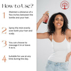 Ivory Natural Hair Fall Mist - Moisturize, And Rejuvenate For Thicker Hair For Both Men And Women | Grocsy
