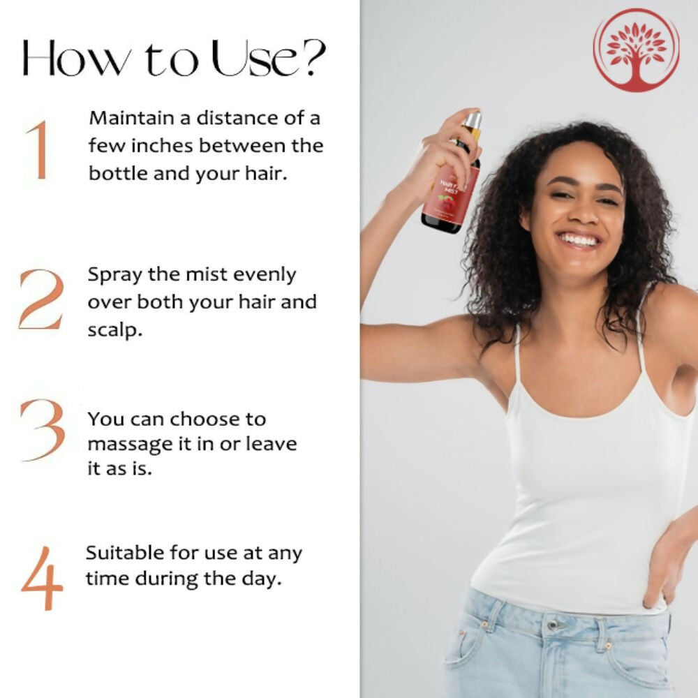 Ivory Natural Hair Fall Mist - Moisturize, And Rejuvenate For Thicker Hair For Both Men And Women | Grocsy