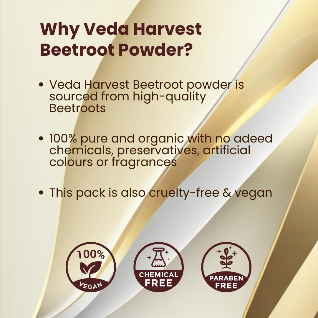 Veda Harvest Beetroot powder For Face | Grocsy