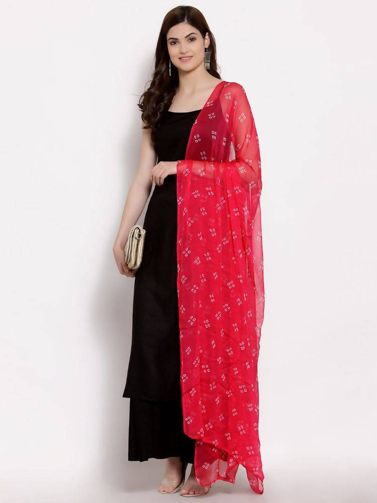 Myshka Women's Black Cotton Sleeveless Off Shoulder Solid Casual kurta Palazzo Dupatta Set | Grocsy