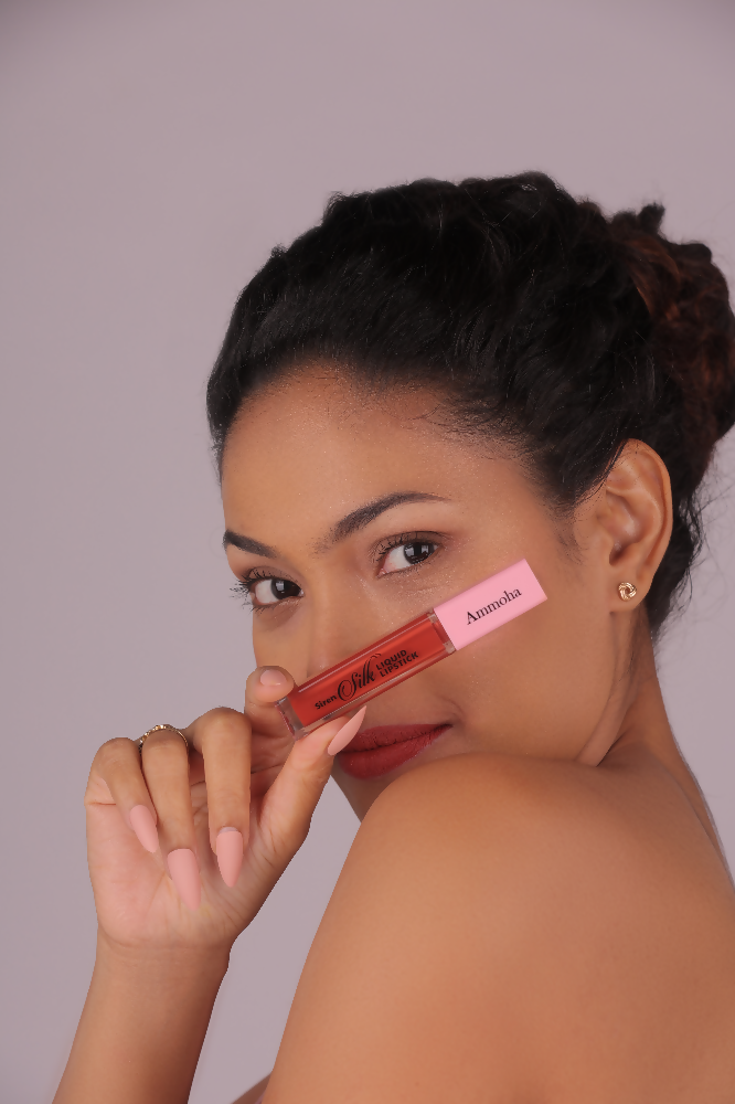 Ammoha Cosmetics Long-Lasting, Matte-Finished Cocoa Craze Color Liquid Lipstick | Grocsy