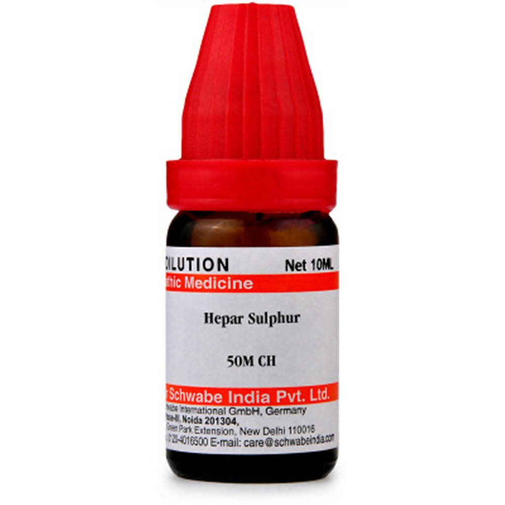Dr. Willmar Schwabe India Hepar Sulphur Dilution | Grocsy