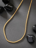 NVR Men's Gold-Polished Stainless Steel Chain | Grocsy