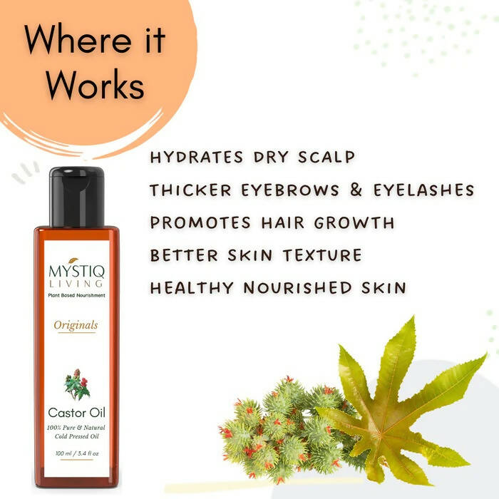 Mystiq Living Originals Castor Oil | Grocsy