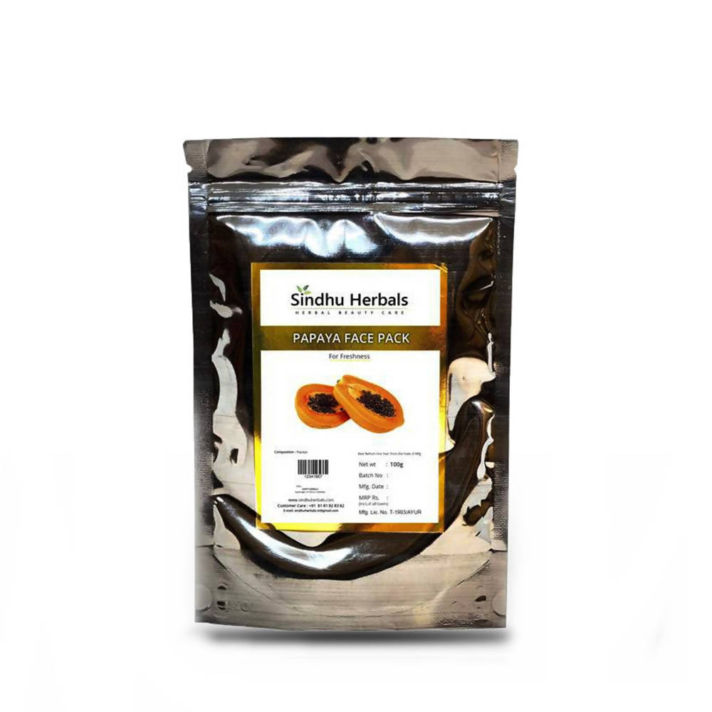 Sindhu Herbals Papaya Face Pack | Grocsy