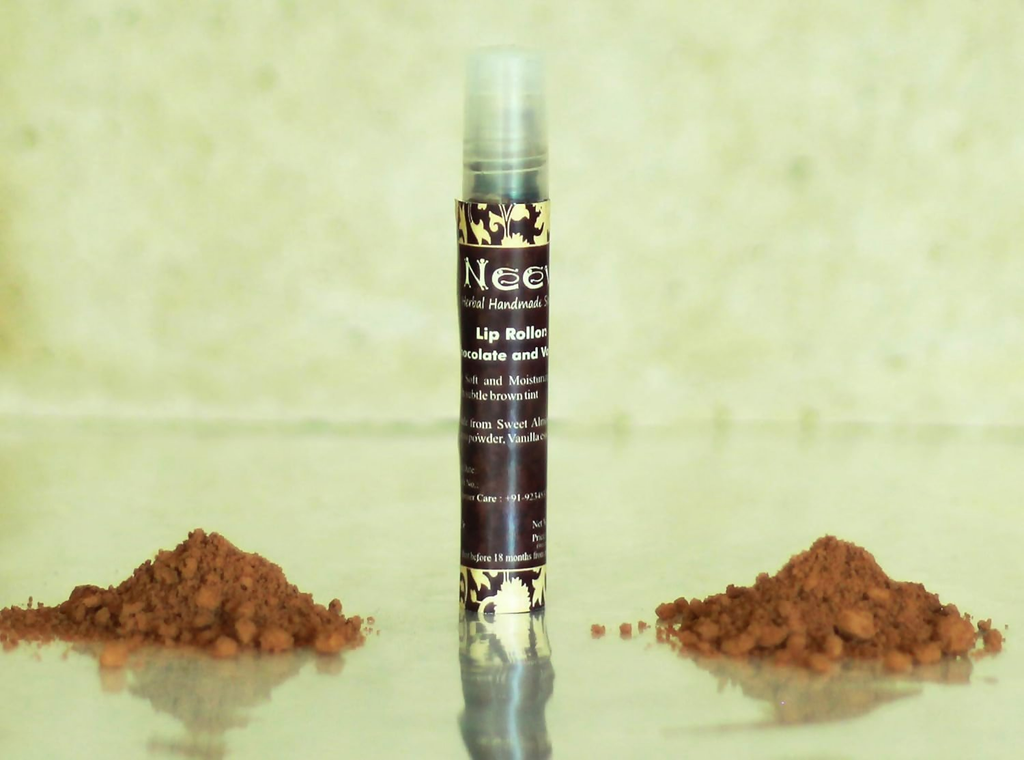 Neev Herbal Handmade Soaps Lip Rollon (Chocolate, Vanilla) | Grocsy