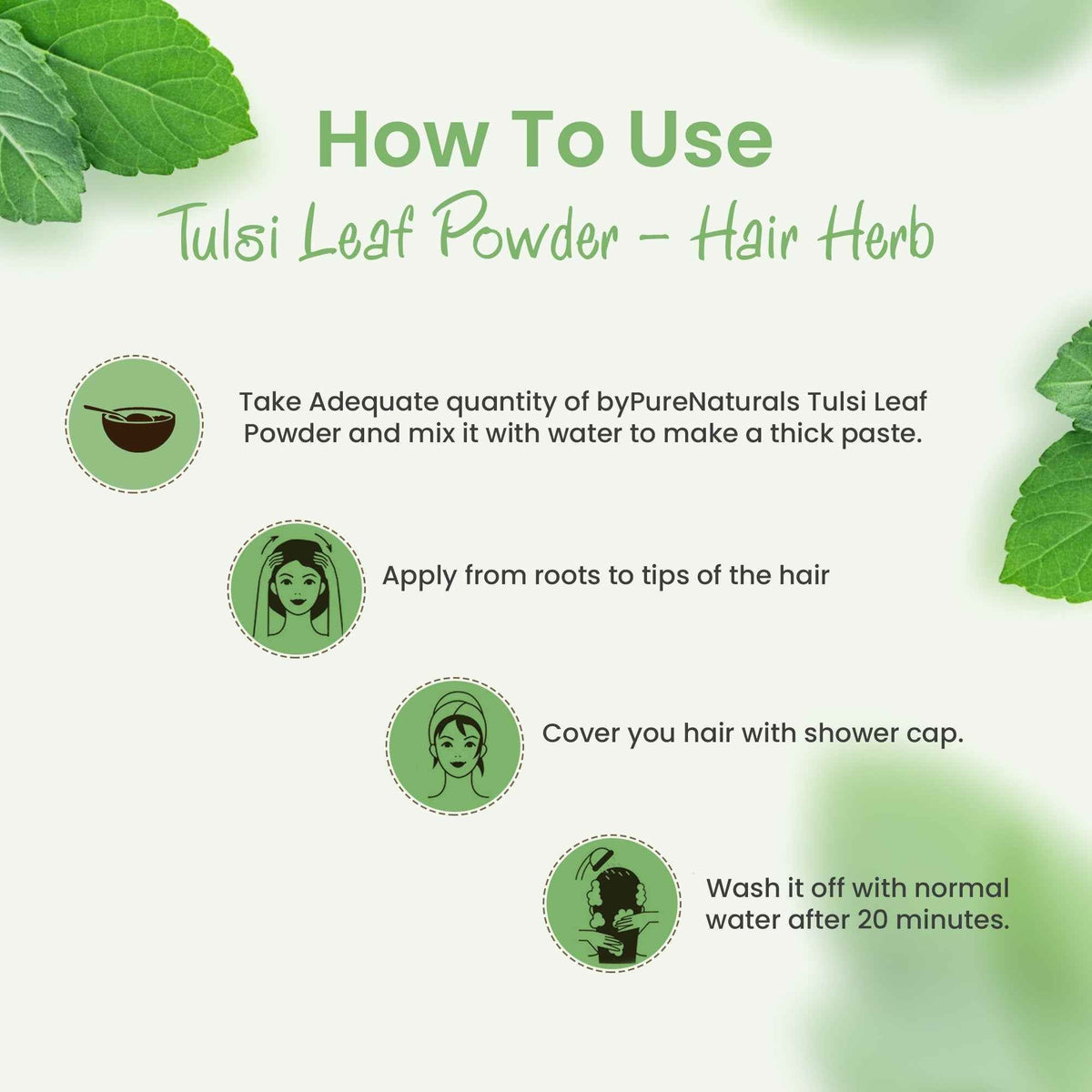 byPureNaturals Organic Tulsi Powder | Grocsy