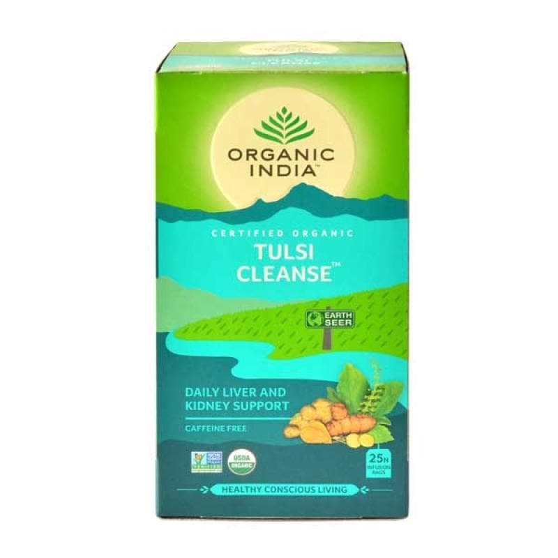Organic India Tulsi Cleanse 25 Tea Bags | Grocsy