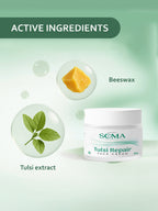 Soma Essential 5% Tulsi Repair Night Cream With Beeswax | Grocsy