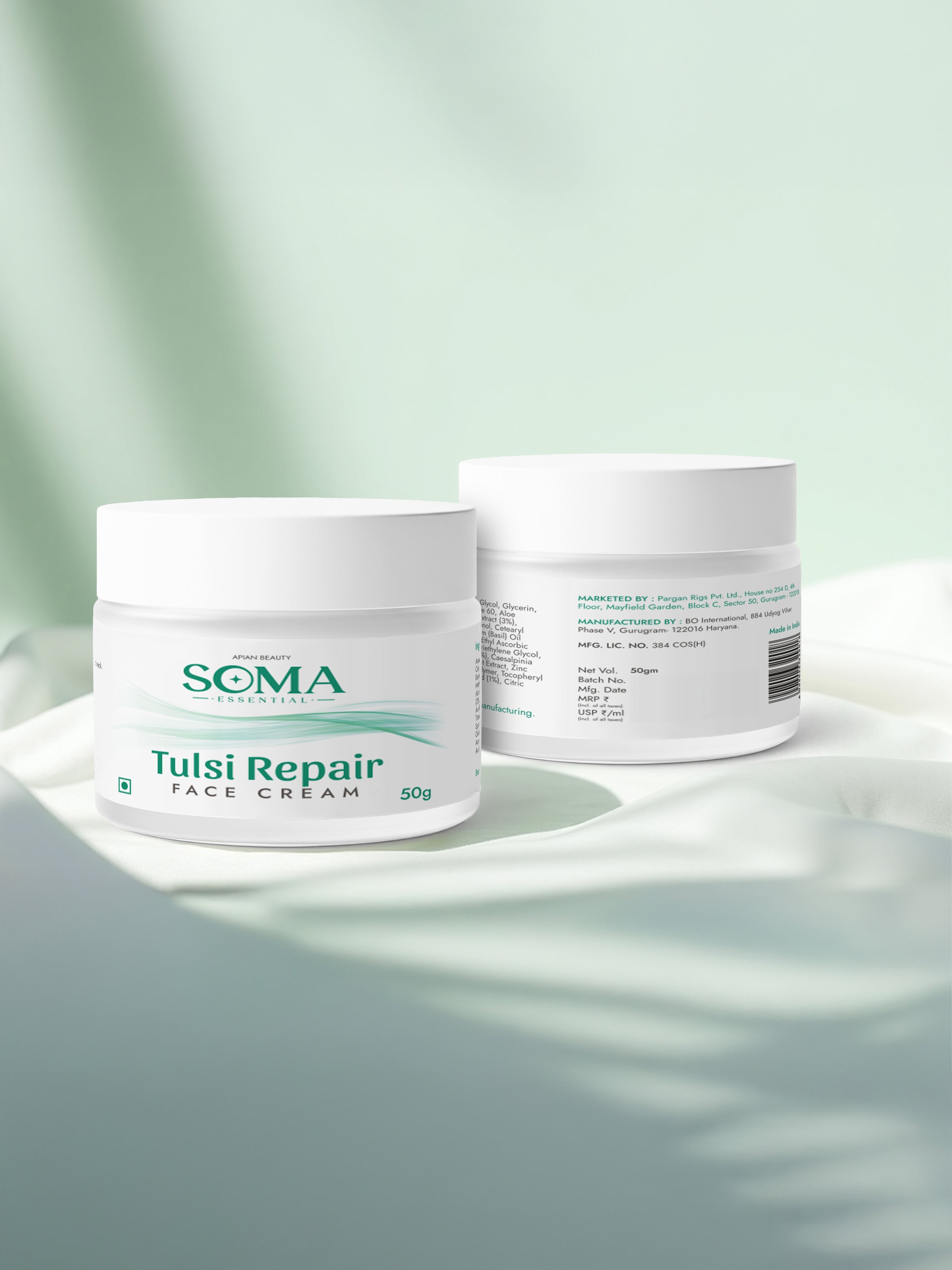 Soma Essential 5% Tulsi Repair Night Cream With Beeswax | Grocsy