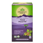 Organic India Tulsi Mulethi Tea Bags | Certified Organic Herbal Tea for Throat & Immunity - Swadesiicart