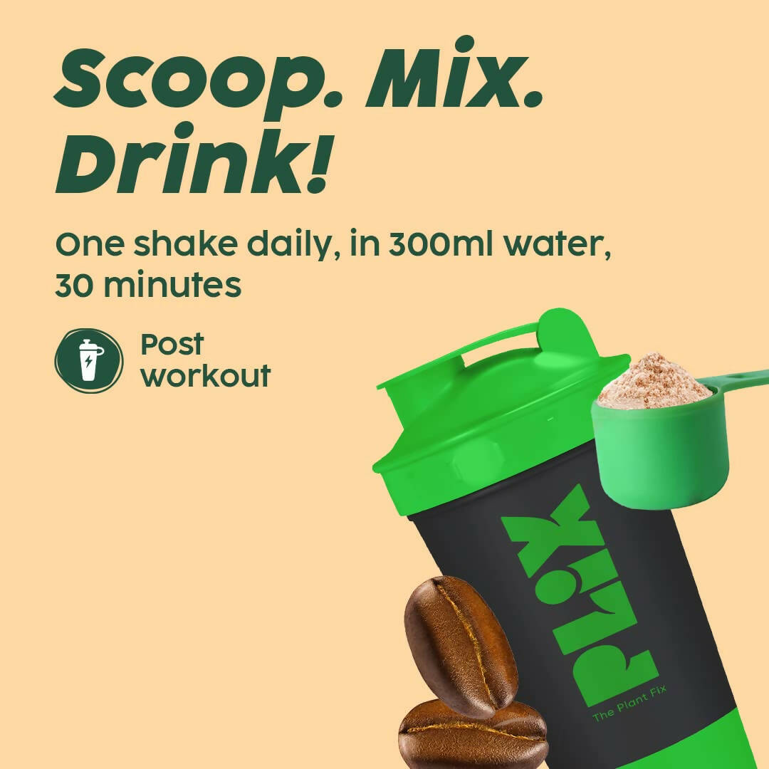 PLIX The Plant Fix Evolve Plant Protein Shake Powder - Cafe Mocha | Grocsy