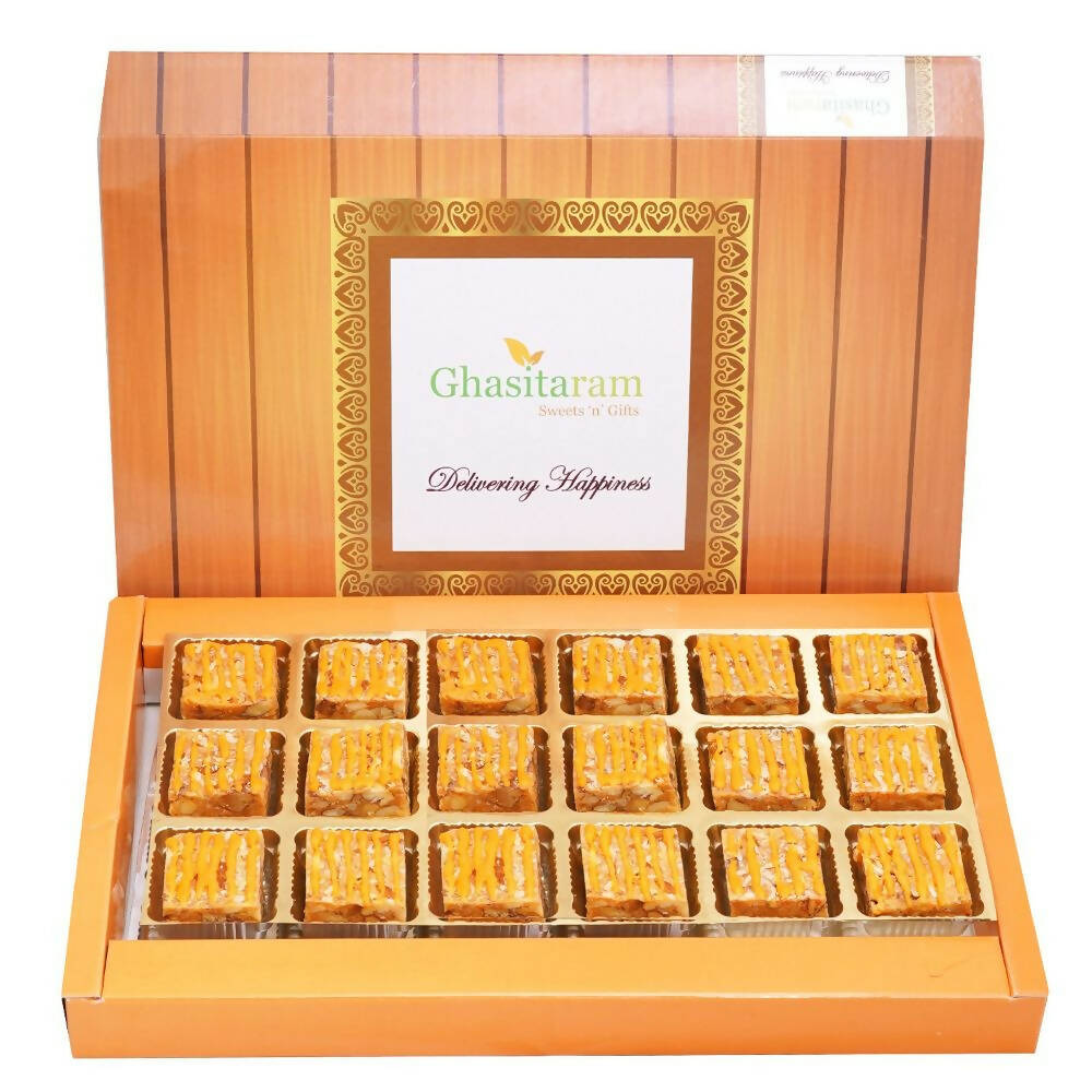 Ghasitaram Orange Dryfruit Bites | Grocsy