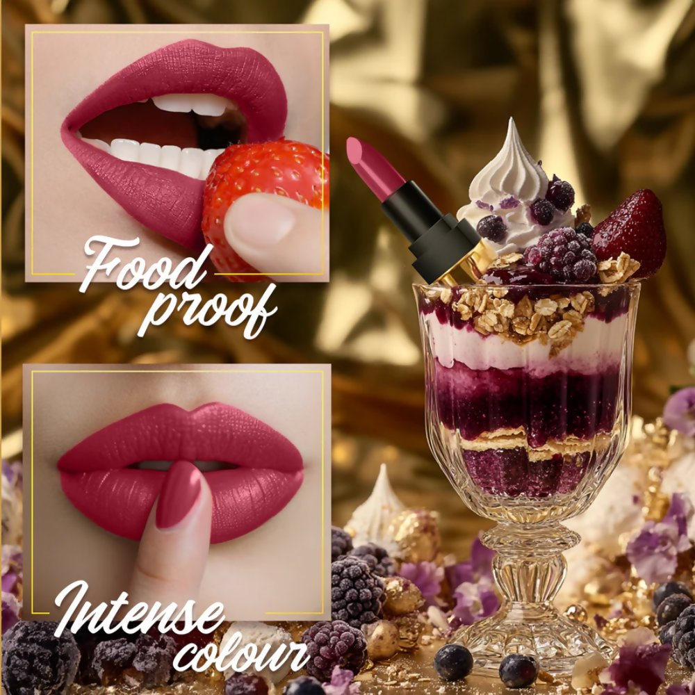 Faces Canada Comfy Matte Velvet Touch Lipstick - Acai Parfait 12 | Grocsy