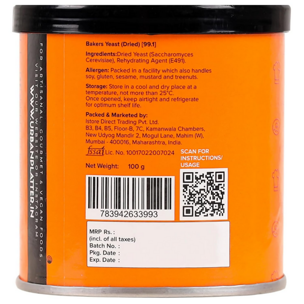 Urban Platter Baker's Active Dry Yeast | Grocsy