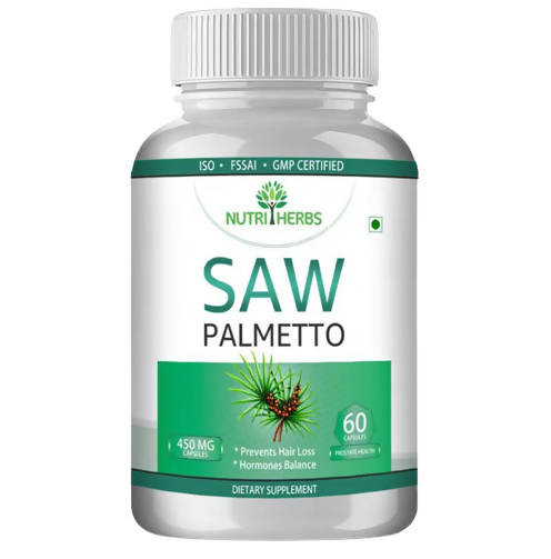 Nutriherbs Saw Palmetto 450mg Capsules | Grocsy
