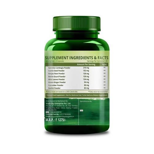 Himalayan Organics Plant Based Slim Plus + Vegetarian Capsules | Grocsy