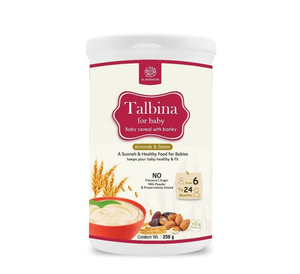Al Masnoon Talbina For Baby with Almonds & Dates 6 to 24 Months | Grocsy