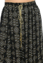 Mominos Fashion Moeza Cotton Black Printed Lehenga (Lancha) | Grocsy