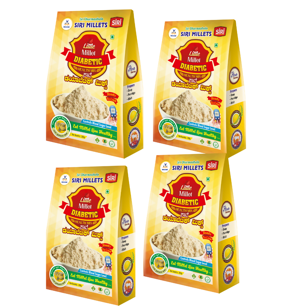 Siri Millets Little Millet Diabetic Health Mix - Nutrient-Rich Flour | Grocsy