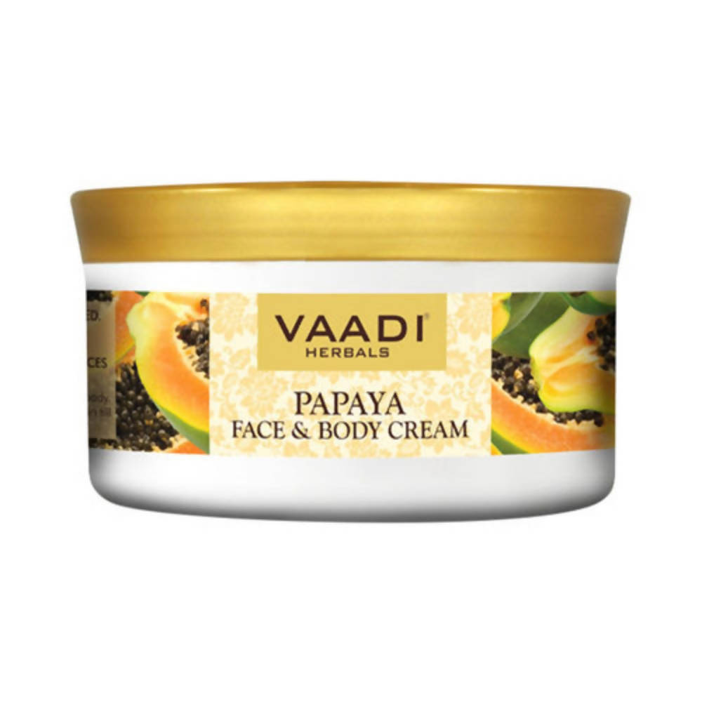 Vaadi Herbals Papaya Face and Body Cream | Grocsy
