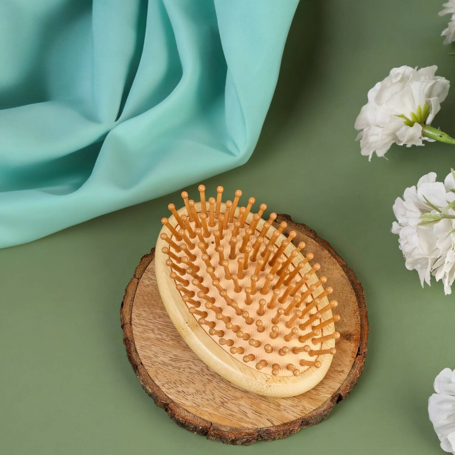Careberry Bamboo Bliss Mini Hairbrush | Grocsy