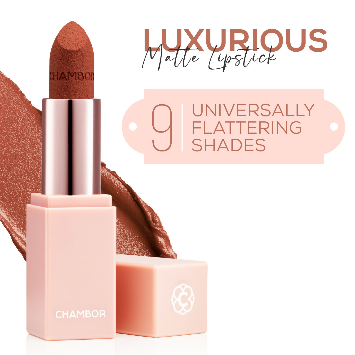 Chambor Colour Studio Les Universelles Matte Lipstick - Nomad | Grocsy