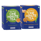 Society OMT Elaichi & OMT Ginger Lemongrass Flavour Tea Premix Combo | Grocsy