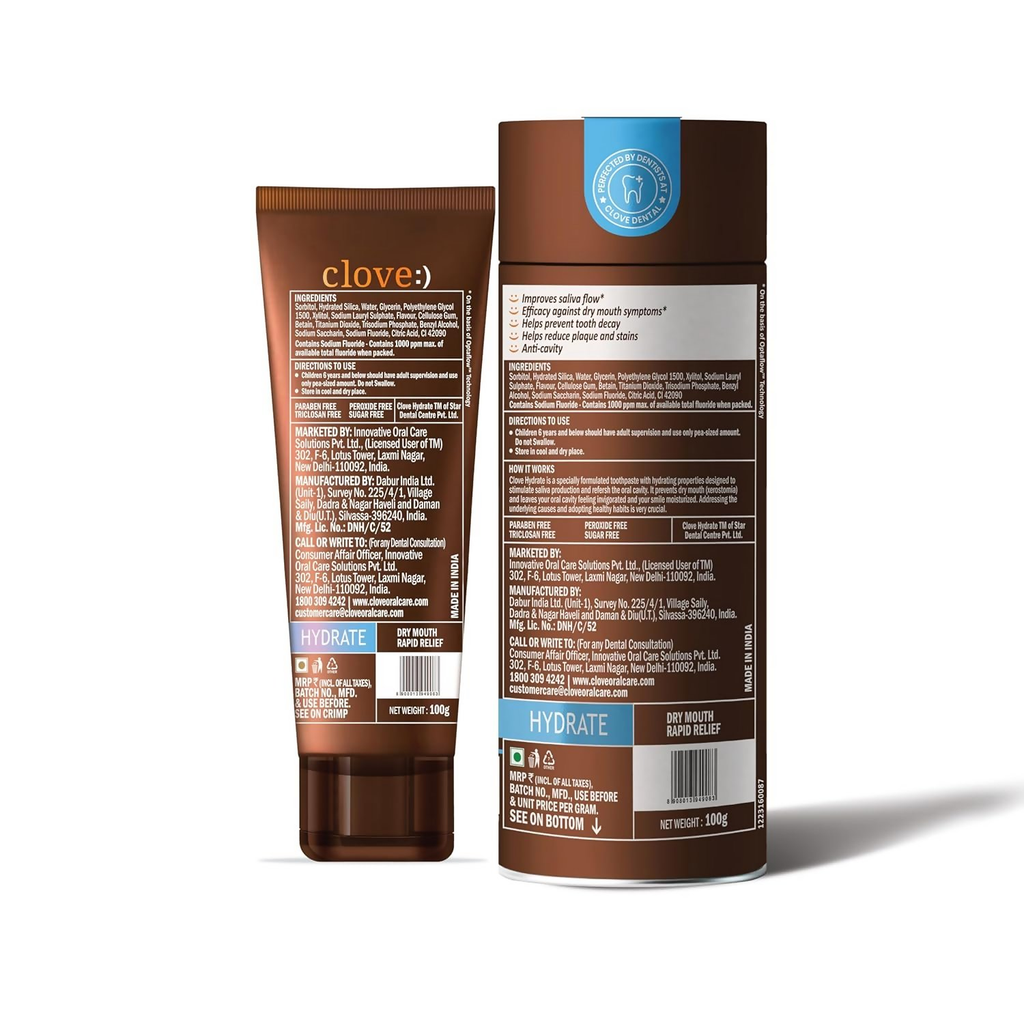 Clove Hydrate Toothpaste Dry Mouth Solution | Grocsy
